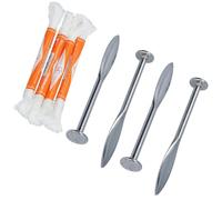 AB Tools Four Footprint Line Pins & Four Braided Nylon Chalk Line Size A 18m TE239_TE269