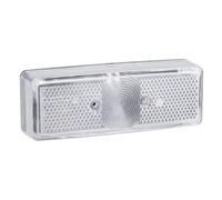 AB Tools Front Position Marker Light Lamp White Clear For Trailer Caravan Van
