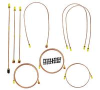 AB Tools Full Copper & Brass Brake Line Fitting Set to Fit Land Rover 90 SWB 1985-1991