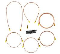 AB Tools Full Copper & Brass Brake Line Fitting Set To Fit Mgb Dual With Servo