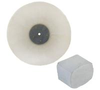 AB Tools G Loose Unstitched Floppy Final Polishing Mop 8" X 1" 2 Row With Compound 250G