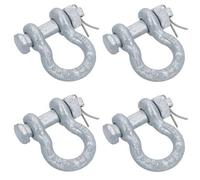 AB Tools Galvanised Bow Shackle 4 Pack Safety Pin 5/16In (8mm) 0.75T To Us Fed Spec