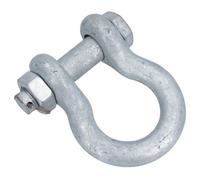 AB Tools Galvanised Bow Shackle Safety Pin 1In (25mm) 8.50T To Us Fed Spec