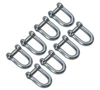AB Tools Galvanised D Shackle 6mm With Countersunk Pin 8 Pack Chain Link Chandlery
