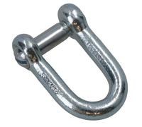 AB Tools Galvanised D Shackle 6mm with Countersunk Pin Chain Link Chandlery