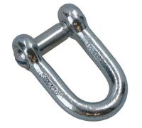 AB Tools Galvanised D Shackle 6mm With Countersunk Pin Chain Link Chandlery