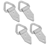AB Tools Galvanised Fold Over Tie Down Lashing Eye Rings Anchor Point Fastener 6Pk