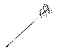 AB Tools Galvanised Mixer Paddle 600 X 120mm Paint Stirrer Cement Plaster Varnish Drill