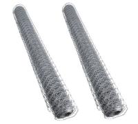 AB Tools Galvanised Wire Chicken Mesh Fencing Cages Fence 10M X 0.9M 25mm Hex 2Pk