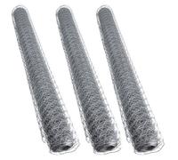 AB Tools Galvanised Wire Chicken Mesh Fencing Cages Fence 10M X 0.9M 25mm Hex 3Pk