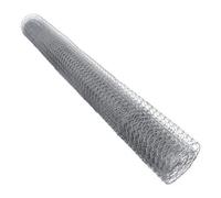 AB Tools Galvanised Wire Chicken Mesh Fencing Cages Fence Pens 5M X 0.9M 13mm Hex