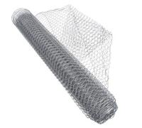 AB Tools Galvanised Wire Netting Fencing Fence Chicken Mesh Net Cages 5M X 0.6M X 13mm