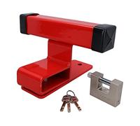 AB Tools Garage Door Lock Defender Motor Bike Car Stop Bar Up and Over & Padlock