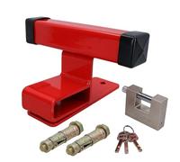 AB Tools Garage Door Lock Defender Motor Bike Car Stop Bar Up & Over Padlock & Bolts