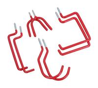 AB Tools Garage Hooks/Tool/Home 8pc Storage Coat Hook Hanger Screw Set TE405