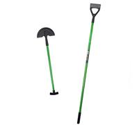 AB Tools Garden Draw Hoe + Grass Lawn Border Edger Edging Cutting Gardening Trimmer