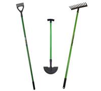 AB Tools Garden Draw Hoe, Rake And Grass Lawn Border Edger Edging Gardening Trimmer