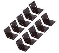 AB Tools Garden Internal Sleeper Corner Support Bracket 90 Degree 85mm Steel 10Pc