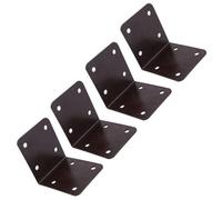 AB Tools Garden Internal Sleeper Corner Support Bracket 90 Degree 85mm Steel 4Pc