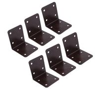 AB Tools Garden Internal Sleeper Corner Support Bracket 90 Degree 85mm Steel 6Pc