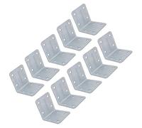 AB Tools Garden Internal Sleeper Corner Support Bracket 90 Degree Angle 85mm Galvanised Steel 10Pc