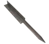 AB Tools Garden Triple Sleeper Corner Support Stake Spike Stainless Steel 930mm 1Pc