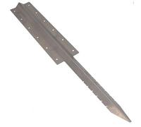 AB Tools Garden Triple Sleeper Straight Support Spike Stake Stainless Steel 930mm 1Pc