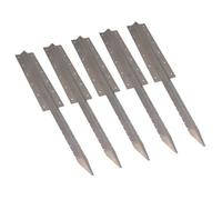 AB Tools Garden Triple Sleeper Straight Support Spike Stake Stainless Steel 930mm 5Pc