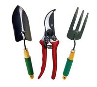 AB Tools Gardening & Pruning Kit - Secateurs, Trowel & Fork Set