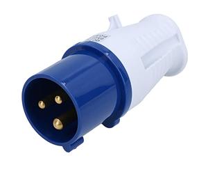 AB Tools GENUINE 16A 230V 3 PIN IN-LINE CARAVAN PLUG FOR MAINS IP44 MP372B MAYPOLE
