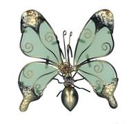 AB Tools Glass Wing Glow In The Dark Butterfly Pot Hanger Garden Home Ornament