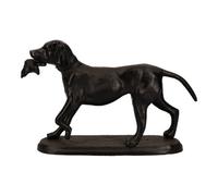AB Tools Golden Retrievor Labrador Dog Cast Iron Statue Figure Trophy Fireplace Ornament