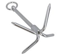 AB Tools Grapnel Hook Anchor 240mm Grappling 316 Stainless Steel Marine Grade