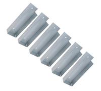 AB Tools Gravel Board Clip 50mm X 150mm Fence Panel Holder Mounting Bracket 6Pk