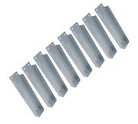 AB Tools Gravel Board Clip 50mm X 225mm Fence Panel Holder Mounting Bracket 8Pk