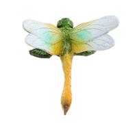 AB Tools Green Dragonfly Resin Wall Mount Shed Sculpture Statue Ornament House Garden