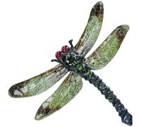 AB Tools Green Metal Dragonfly Garden/home Wall Art Ornament 35X28Cm Inddor/outdoor