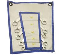 AB Tools Half Moon Ring Spanners 5Pc Metric Sizes 10-19mm Obstruction Bend C Wrench