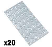 AB Tools Hand Nail Plate 100mm X 200mm Galvanised Timber Joining Connector 20Pk