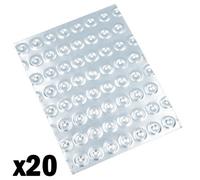 AB Tools Hand Nail Plate 150mm X 200mm Galvanised Timber Joining Connector 20Pk