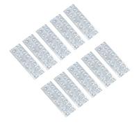 AB Tools Hand Nail Plate 50mm X 150mm Galvanised Timber Wood Joining Connector 10Pk