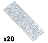 AB Tools Hand Nail Plate 50mm X 150mm Galvanised Timber Wood Joining Connector 20Pk