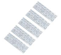 AB Tools Hand Nail Plate 50mm X 150mm Galvanised Timber Wood Joining Connector 5Pk