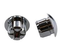 AB Tools Handlebar Tube Plastic End Plug Chrome 19mm Push Bung Bar Caps Bike Cycle