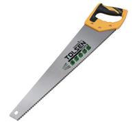 AB Tools Hardpoint Hand Saw 20" 500mm Wood Cutter Cutting Tool With Soft Grip Handle