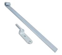 AB Tools Hd Long Tailgate Straight Hinge 460mm X 40mm + 12.5mm Bolt On Gudgeon Pin 1Pk