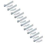 AB Tools HD Strap Tailgate Straight Hinge 160mm Long + 12.5mm Bolt On Gudgeon Pin 10pk