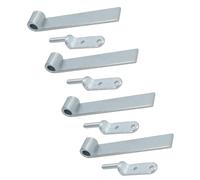 AB Tools HD Strap Tailgate Straight Hinge 160mm Long + 12.5mm Bolt On Gudgeon Pin 4pk