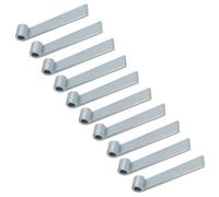 AB Tools Hd Strap Tailgate Straight Hinge For 12.5mm Pins 160mm Long Zinc Plated 10Pc