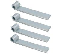 AB Tools Hd Strap Tailgate Straight Hinge For 12.5mm Pins 160mm Long Zinc Plated 4Pc